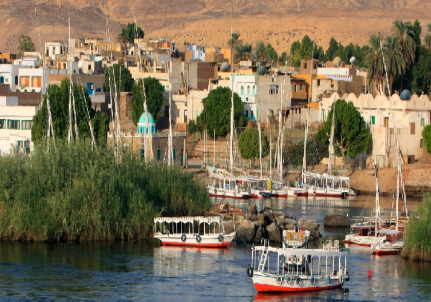 "Top 1 Day Tour in Aswan: Botanical Garden, Tombs of the Nobles & Sandboarding on Barbar Island"